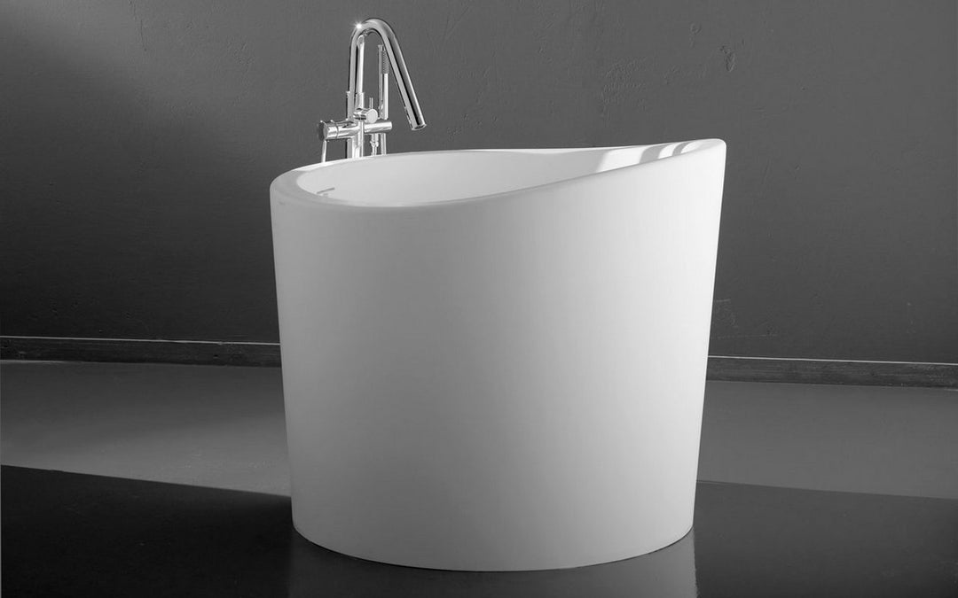 Colonna-135 Floor Mounted Tub Filler – Chrome